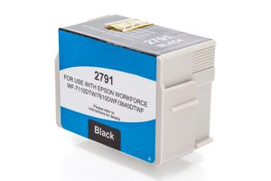 Kompatibel zu Epson C13T27014010 / 27 Tintenpatrone, schwarz 