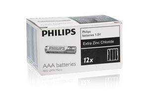 Philips Piles- AAA - R03 Long Life - 12x paquet de 4