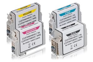 Compatible to Epson C 13 T 34764010 / 34XL Ink Cartridge, multipack