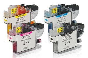 Multipack kompatibel zu Brother LC-3213 VAL enthält 4 x Tintenpatrone