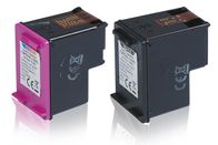 Multipack compatible with HP N9J71AE / 62 XL contains 1xBK, 1xCL