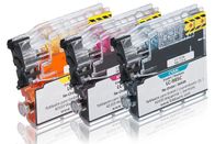 Multipack compatibel met Brother LC-985RBWBP bevat 3x Inktcartridge
