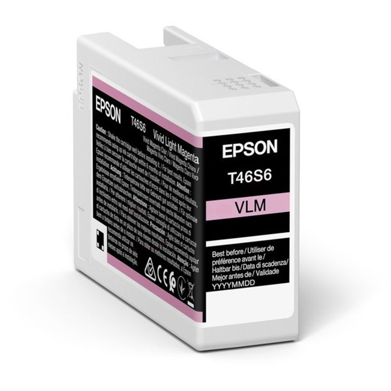 Original Epson C13T46S600 / T46S6 Tintenpatrone magenta hell 