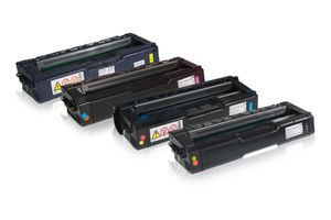 Multipack compatible with Ricoh 406094 / TYPE SPC 220 contains 4x Toner Cartridge