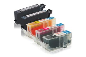 Multipack kompatibel zu Canon PGI-525 / CLI-526 enthält 5x Tintenpatrone 