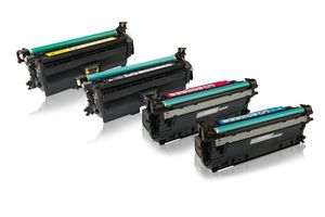 Multipack compatible with HP CE260A / 647A contains 1xBK, 1xC, 1xM, 1xY