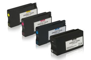Multipack kompatibel zu HP CN049AE / 950XL enthält 1xBK, 1xC, 1xM, 1xY 