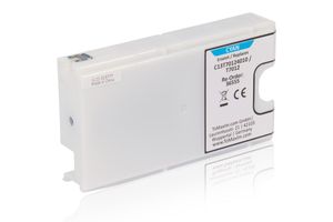 Compatible to Epson C13T70124010 / T7012 Ink Cartridge, cyan