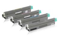 Multipack compatible with Lexmark C925H2KG contains 4x Toner Cartridge