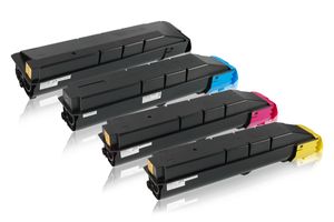 Multipack compatibel met Kyocera 1T02LC0NL0 bevat 4x Tonercartridge