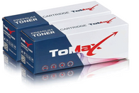 ToMax spaarset compatibel met HP CB540A / 125A bevat 2 x Tonercartridge
