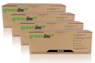 greenline Multipack vervangt Brother TN-230BK bevat 4x Tonercartridge