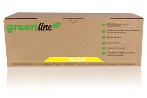 greenline vervangt Brother TN-421Y Tonercartridge, geel