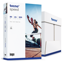 TECNO SPEED Vorteilspack 5x Kopierpapier / Druckerpapier, 2.500 Blatt, DIN A4, 80 g/m², weiß 
