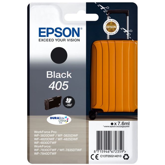 Original Epson C13T05G14010 / 405 Tintenpatrone schwarz 