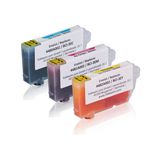 Multipack compatible avec Canon 4480A262 / BCI-3E contient 3x Cartouche d'encre