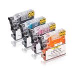 Multipack compatibel met Brother LC-980VALBP bevat 4x Inktcartridge