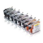 Multipack compatibel met Brother LC-227XLVALBP bevat 2xBK, 2xC, 2xM, 2xY