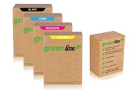 greenline Multipack sostituisce Brother LC-1100BK contiene 4x Cartuccia d'inchiostro