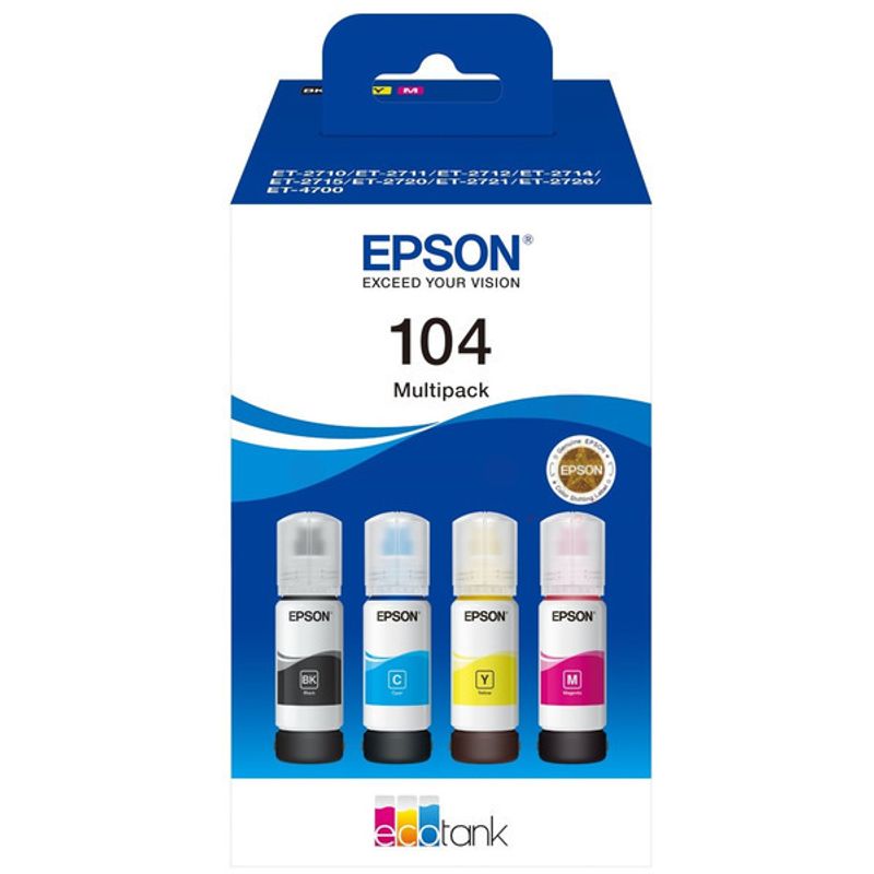 Original Epson C13T00P640 / 104 Tintenpatrone MultiPack 