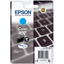 Original Epson C13T07U240 / 407 Cartouche d'encre cyan 