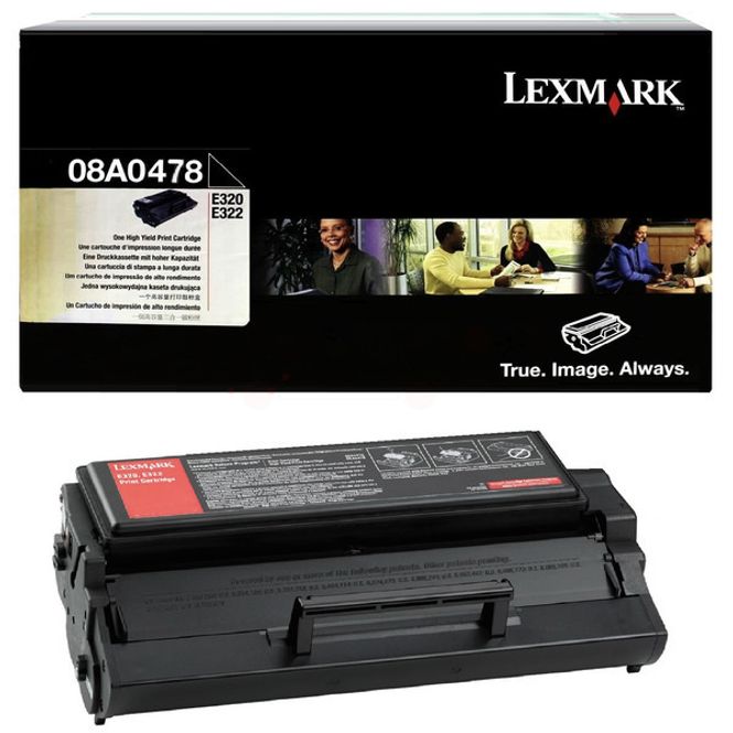 Original Lexmark 8A0478 Toner schwarz 