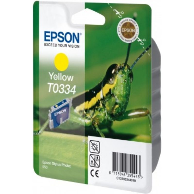 Original Epson C13T03344010 / T0334 Tintenpatrone gelb 