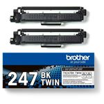 Oryginalny Brother TN247BKTWIN Toner czarny