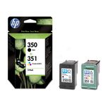 Original HP SD412EE / 350+351 Cartouche à tête d'impression multi pack