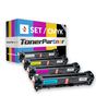 Multipack compatible with HP CE320A + CF371AM / 128A contains 4x Toner Cartridge