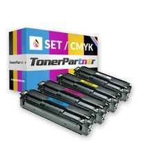 Multipack compatible with Samsung CLT-P504C/ELS / C504 / SU400A contains 4x Toner Cartridge 