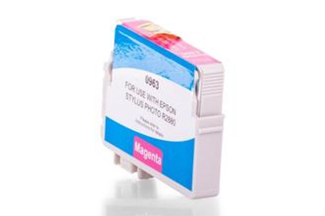 Compatible to Epson C13T09634010 / T0963 Ink Cartridge, magenta 
