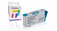 Lot De 4 Cartouches D'encre CYAN Compatibles HP Photosmart Série C61xx/C62xx - Marque Go Inks - 13ml
