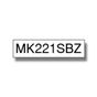 Originální Brother MK221SBZ P-Touch Barvicí páska