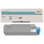 Original OKI 45862821 Toner cyan