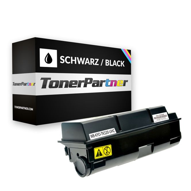 Compatible to Kyocera/Mita 1T02F90EU0 / TK-320 XL Toner Cartridge, black 
