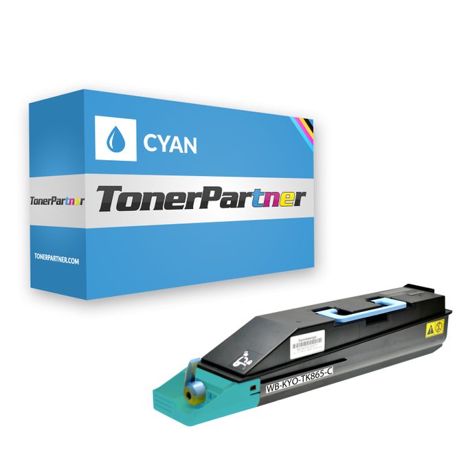 Compatible to Kyocera/Mita 1T02JZCEU0 / TK-865C Toner Cartridge, cyan 