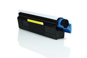 Compatible to OKI 42804513 / C3100 XL Toner Cartridge, yellow 