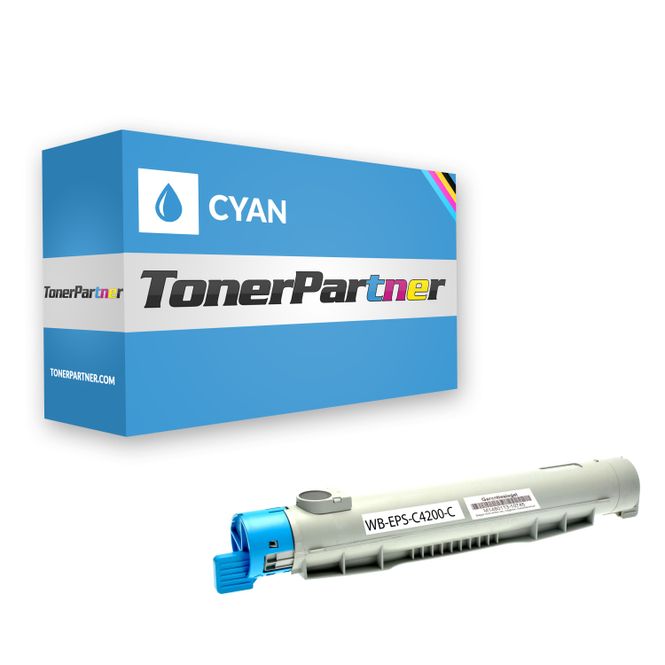 Compatible to Epson C13S050244 / 0244 Toner Cartridge, cyan 