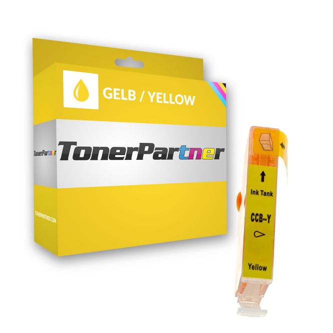 Compatible to Canon 4708A002 / BCI-6Y XL Ink Cartridge, yellow 