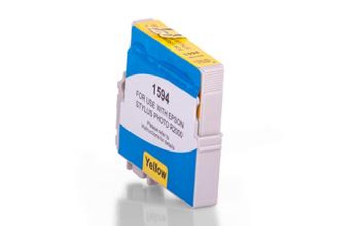 Compatible to Epson C13T15944010 / T1594 Ink Cartridge, yellow 