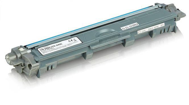Compatible to Brother TN-242C XL Toner Cartridge, cyan 
