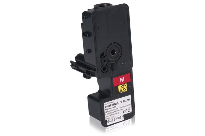 Compatible to Kyocera 1T02R9BNL1 / TK-5220M Toner Cartridge, magenta 