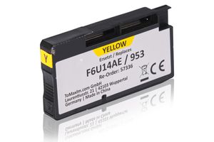 Kompatibilní pro HP F6U14AE / 953 Inkoustová nápln, žlutá 