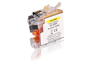 Kompatibilní pro Brother LC-223Y Inkoustová nápln, žlutá 