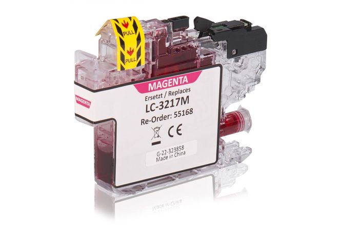Compatible to Brother LC-3217M Ink Cartridge, magenta 