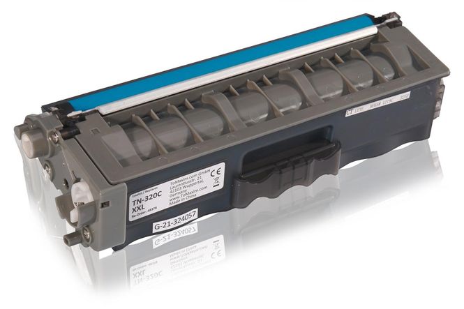 Compatible to Brother TN-320C XL Toner Cartridge, cyan 