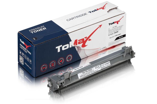 ToMax Premium voor Brother TN-1050 Tonercartridge, zwart 