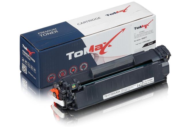 ToMax Premium alternativo a HP CF283A / 83A Cartoucho de tóner, negro 