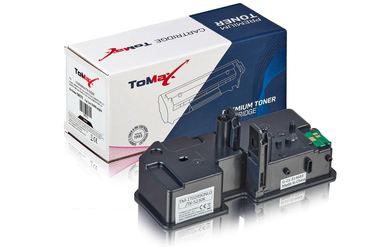 ToMax Premium ersetzt Kyocera 1T02R90NL0 / TK-5230K Toner, schwarz 